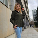 Long Sleeve Chiffon Blouse - Zeagoo (Us Only)