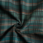 Women's Plaid Lapel Single-Breasted Shirt Maxi Dress