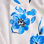 Urban Sleeveless Floral Printed Blazer and Trousers Set