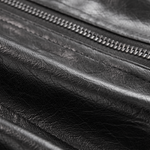Women's Vintage Stand Collar Faux Leather Jacket