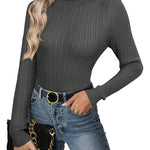 Zeagoo Women's Turtleneck Sweaters Long SleevePullover Tops