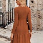Zeagoo Womens Long Sleeve Fall Dresses with Pockets