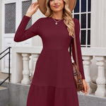 Zeagoo Womens Long Sleeve Fall Dresses with Pockets