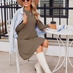 Zeagoo Womens Long Sleeve Fall Dresses with Pockets