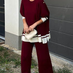 Wide Leg Solid Color Pants Trousers