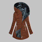 YENGE��� - Casual Slim Fit Hooded Long Sleeve Jacket