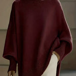 Margovil Crewneck Drop Shoulder Slouchy Pullover Sweater