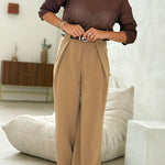 Margovil High Waist Tailored Wide Leg Trousers