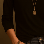 Basic Soft Ivory Everyday Long Sleeve T-shirt