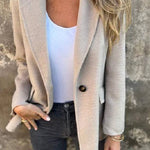 Fashionable and versatile lapel jacket