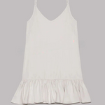 Cotton Linen Blend Flowy A-line Mini Dress