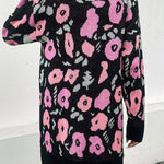 Floral Casual Women's Cardigan Sweater