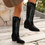 No��mie | Midnight Suede Boots
