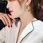 Simple Normcore Irregular Geometry Alloy Earrings
