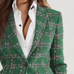 Vintage Plaid Blazer