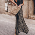 THE PRINTED GREEN CHILL SKIRT