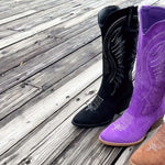 No��mie | Midnight Suede Boots