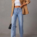 Margovil Timeless Distressed Straight Leg Splice Jeans