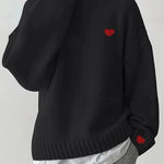 Women's Valentine's Day Heart Casual Sweater