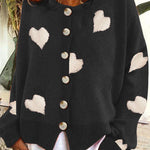 Heart Sweater Women's Cardigan