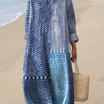 Women's Abstract Polka Dot Stripe Art Print Dress