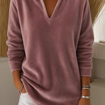 Women'S Casual Long-Sleeved Pullover Sweatshirt