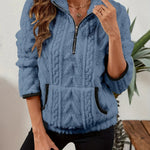 Nora ��� Plush Textured Zip Pullover