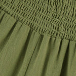 Women's High-Waist Pleated Irregular Hem Cotton And Linen Loose Casual Pants
