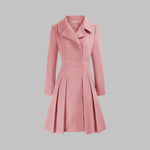 DAMI��� - Classy Double Button Long Sleeve Coat