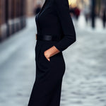 Hana | Elegant Midi Dress with a Flattering Waist