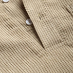 Men's Textured Half Button Corduroy Long Sleeve Shirt and Casual Pants Set