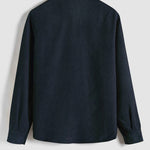 MENS HALF BUTTON CORDUROY LONG SLEEVES SHIRT