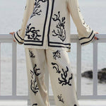 Black Coral Leisure Two-piece Set