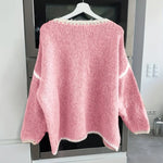 Aveline ��� Soft Patchwork Knit Sweater