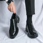 Alessio Cap-Toe Leather Loafers