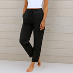 Maylora | Relaxed Linen Drawstring Trousers