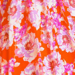 Halter Backless Waisted Floral Print Swing Maxi Dress