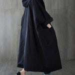 Original Solid Hooded Trench Coats