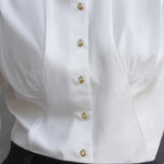 Classic Tailored Button-Down Blouse