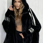BRIELLE��� | Statement Faux Fur Hooded Jacket