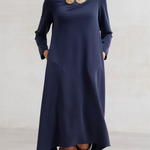 Minimalist Irregular Solid Color A-line Dress