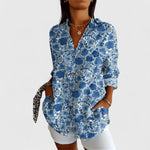 Fiona | Chic Floral Elegance Blouse