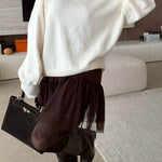 Chic One Shoulder Long Sleeves Pullover Sweater