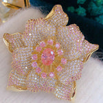 Margovil Blooming luxury Inspiring Elegance Flower Crystal Brooch