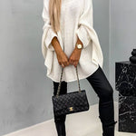 Batwing Sleeves Cozy Overisized Pullover Sweater