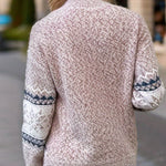Chic Christmas Turtleneck Snowflake Sweater