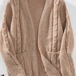 Casual and Fashionable Long-sleeved Sweater Jacket