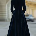 Gloria | A-Line Dress Featuring Elegant Gold Accents