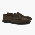 Premium Suede Loafers - Black Soles