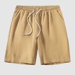 Men's solid color casual versatile quick-drying shorts